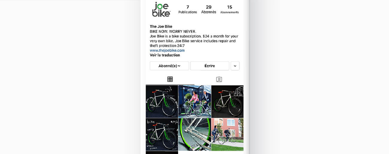 Social joe bike instagram