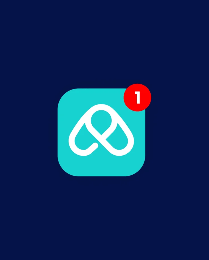 Arabat app icon with a notification badge.