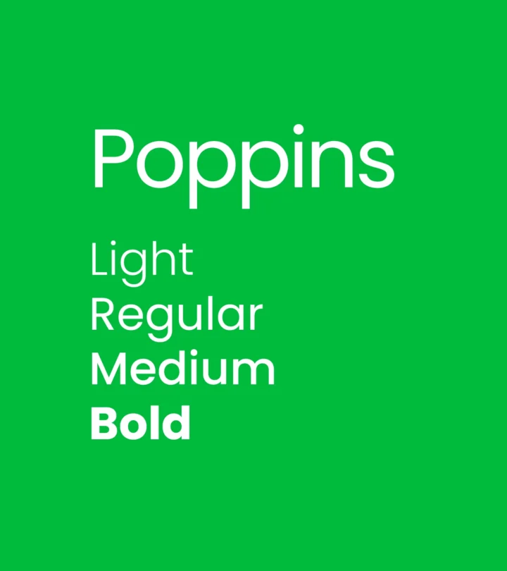 Poppins typography in the Joe Bike brand system.