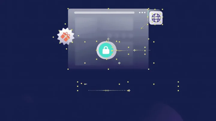 Domain name feature animation