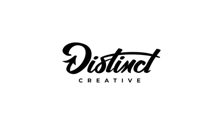 Logo de Distinct Creative Group sur fond blanc.